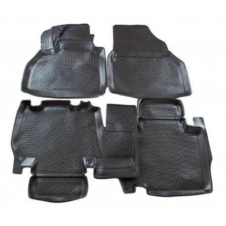 For specific model Rubber car floor mats for RENAULT Kangoo 2008-up | races-shop.com