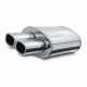 Dual Tips MagnaFlow Stainless muffler 14833 with E9 approval | races-shop.com