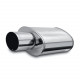 Single wall - round rolled MagnaFlow Stainless muffler 14834 | races-shop.com