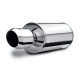 Double wall - Round rolled MagnaFlow Stainless muffler 14836 | races-shop.com