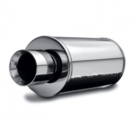 Double wall - Round rolled MagnaFlow Stainless muffler 14839 | races-shop.com