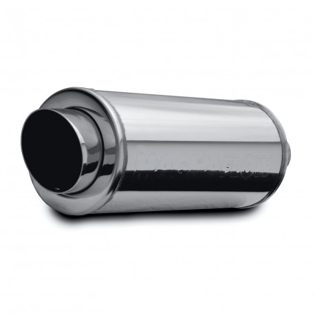 Single wall - round rolled MagnaFlow Stainless muffler 14849 | races-shop.com