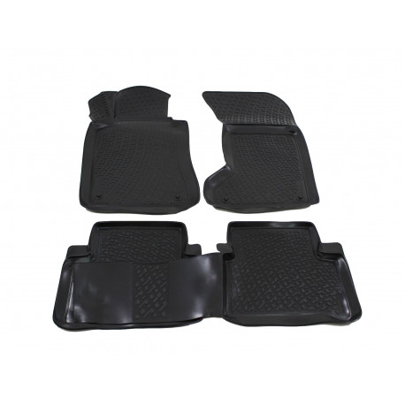 For specific model Rubber car floor mats for MERCEDES GLC X253 2015-up | races-shop.com