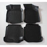 Set of rubber car floor mats with raised edges for VOLKSWAGEN Transporter T5 Multivan 2003-up