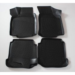 Rubber car floor mats for VOLKSWAGEN GOLF VII 2012-up