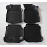 Set of rubber car floor mats with raised edges for SUBARU Forester III 2008-2012