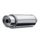 Single wall - round rolled MagnaFlow Stainless muffler 14854 | races-shop.com