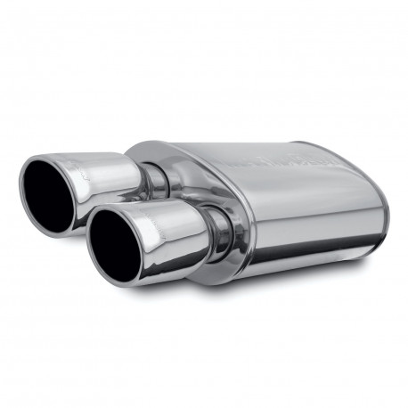 Dual Tips MagnaFlow Stainless muffler 14861 with E9 approval | races-shop.com