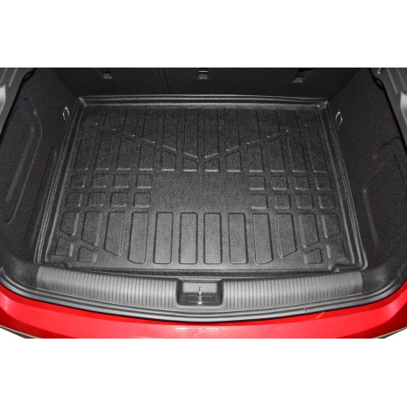 Car boot liner Rubber boot liner for OPEL Astra K HTB with spare wheel 2015-up | races-shop.com