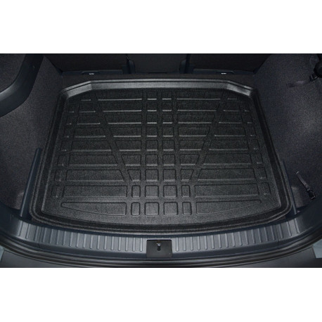 Car boot liner Rubber boot liner for SKODA Karoq 2018-up 2WD with tool set | races-shop.com