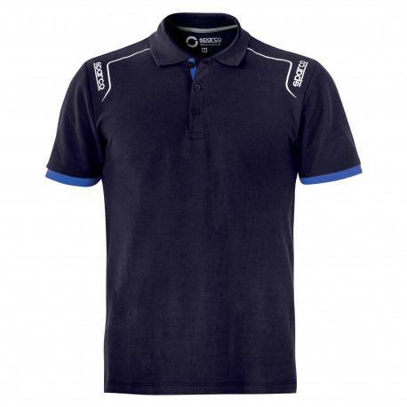 T-shirts SPARCO Portland Polo shirt Tech stretch plus navy blue | races-shop.com