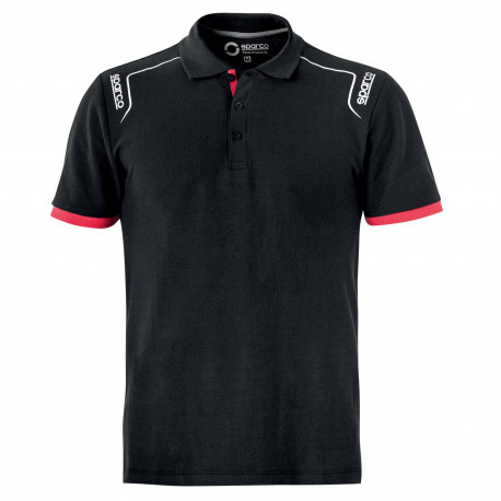 T-shirts SPARCO Portland Polo shirt Tech stretch plus navy black | races-shop.com