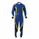 CIK-FIA karting suit SPARCO Kerb K44, blue/black/yellow/white