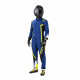 Suits CIK-FIA karting suit SPARCO Kerb K44, blue/black/yellow/white | races-shop.com