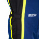 Suits CIK-FIA karting suit SPARCO Kerb K44, blue/black/yellow/white | races-shop.com