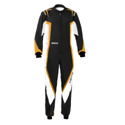 CIK-FIA Child race suit SPARCO Kerb K44 black/white/orange