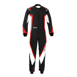 CIK-FIA Child race suit SPARCO Kerb K44 black/white/red