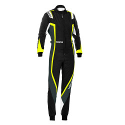 CIK-FIA Child race suit SPARCO Lady Kerb K44 black/yellow