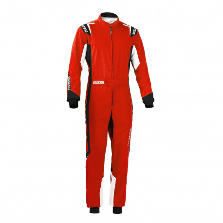 Suits CIK-FIA Child race suit SPARCO Thunder K43 red/black | races-shop.com