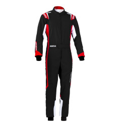 CIK-FIA karting suit SPARCO Thunder K43, black/red