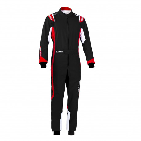 Suits CIK-FIA karting suit SPARCO Thunder K43, black/red | races-shop.com
