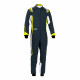 Suits CIK-FIA race suit SPARCO Thunder K43 gray/yellow | races-shop.com