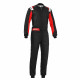 Suits Children`s racing suit SPARCO Rookie, black/red | races-shop.com