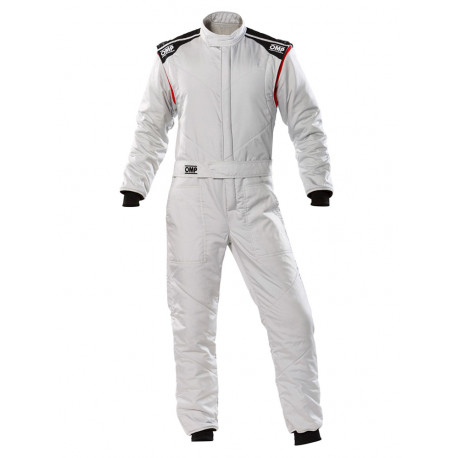 Suits FIA racing suit OMP First-S, silver | races-shop.com