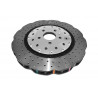 DBA front disc brake rotors 5000 Series - Cross Drilled/Dimpled