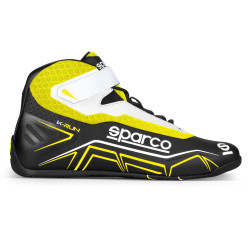 Karting shoes Sparco K-RUN, black/fluo yellow