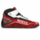 Shoes Kids karting shoes Sparco K-RUN, red/white | races-shop.com