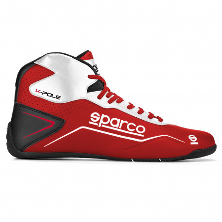 Shoes Kids karting shoes Sparco K-POLE, red/white | races-shop.com