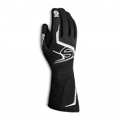 Gloves Race gloves Sparco TIDE K (external stitching) black | races-shop.com