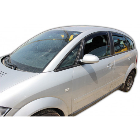 Window deflectors Window deflectors for AUDI A2 5D 2000-2005 (+OT) 4pcs (front+rear) | races-shop.com