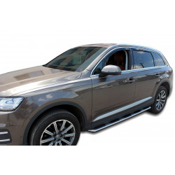 Window deflectors for AUDI Q7 II 5D 2015-up (+OT) 4pcs (front+rear)