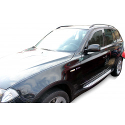Window deflectors for BMW X3 (E83) 5D 2003-2010 (+OT) 4pcs (front+rear)