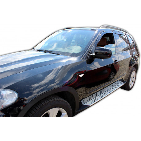 Window deflectors Window deflectors for BMW X5 (E70) 5D 2007-2011 (+OT) 4pcs (front+rear) | races-shop.com