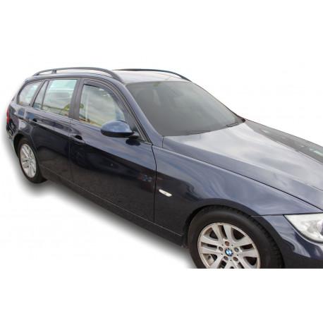 Window deflectors Window deflectors for BMW seria 3, E 91, 5D 2005-2013 (+OT) COMBI 4pcs (front+rear) | races-shop.com