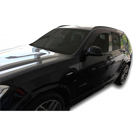 Window deflectors Window deflectors for BMW X3 (F25) 5D 2010-2018 2pcs (front) | races-shop.com