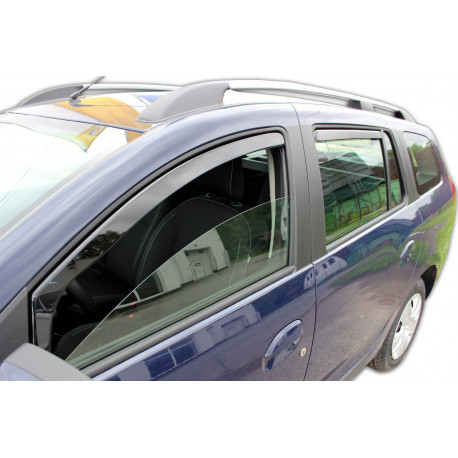 Window deflectors Window deflectors for DACIA LOGAN MCV II 5D 2013-2020 (+OT) 4pcs (front+rear) | races-shop.com