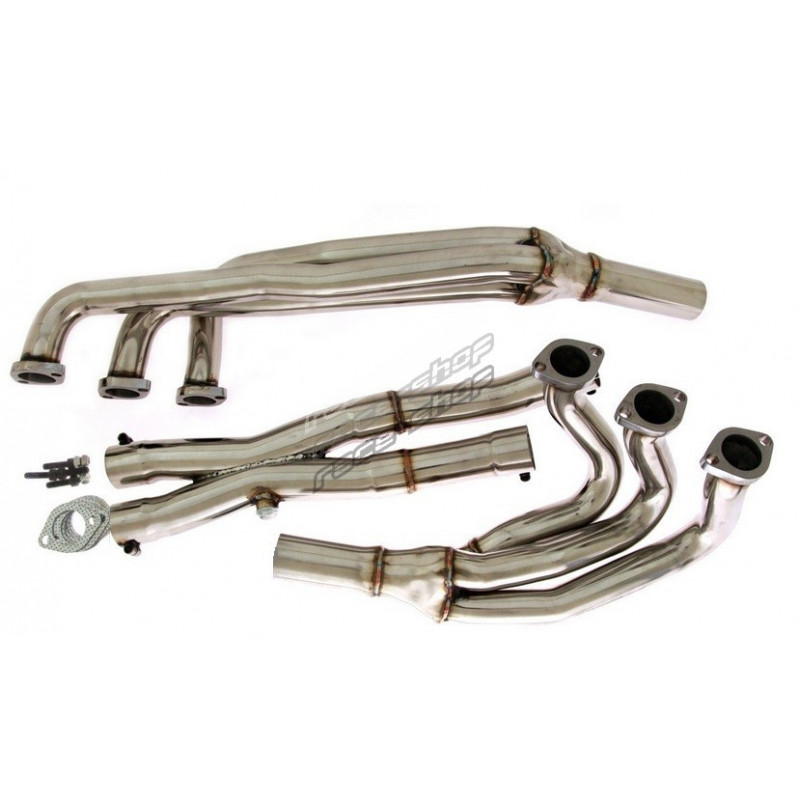 Stainless steel exhaust manifold BMW E30 M20, 83-92 | races-shop.com