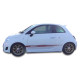 Window deflectors Window deflectors for FIAT 500 3D 2007-up 2pcs (front) | races-shop.com