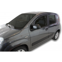Window deflectors for FIAT PANDA III 5D 02/2012-up (+OT) 4pcs (front+rear)
