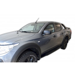 Window deflectors for FIAT FULLBACK 4D 2016-up 2pcs (front)