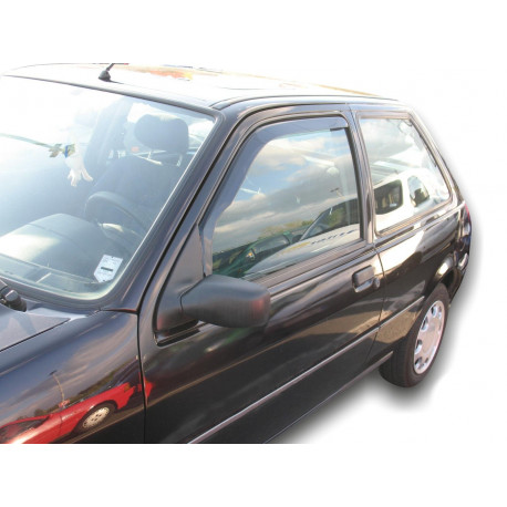 Window deflectors Window deflectors for FORD FIESTA 3D 1990-2001 2pcs (front) | races-shop.com