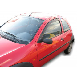 Window deflectors for FORD KA I 3D 1997-2009 2pcs (front)