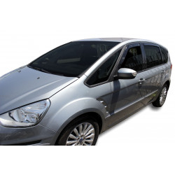 Window deflectors for FORD S-MAX I 5D 03/2010-2015 (+OT) (poLIF) 4pcs (front+rear)