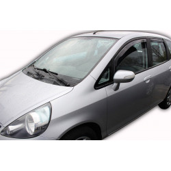 Window deflectors for HONDA JAZZ II 5D 2001-2008 (+OT) 4pcs (front+rear)