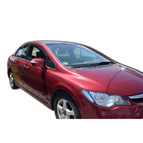 Window deflectors Window deflectors for HONDA CIVIC VIII 4D 2006-2012 SED (+OT) 4pcs (front+rear) | races-shop.com