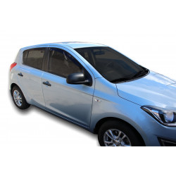 Window deflectors for HYUNDAI i20 I 5D 2009-2014 (+OT) 4pcs (front+rear)